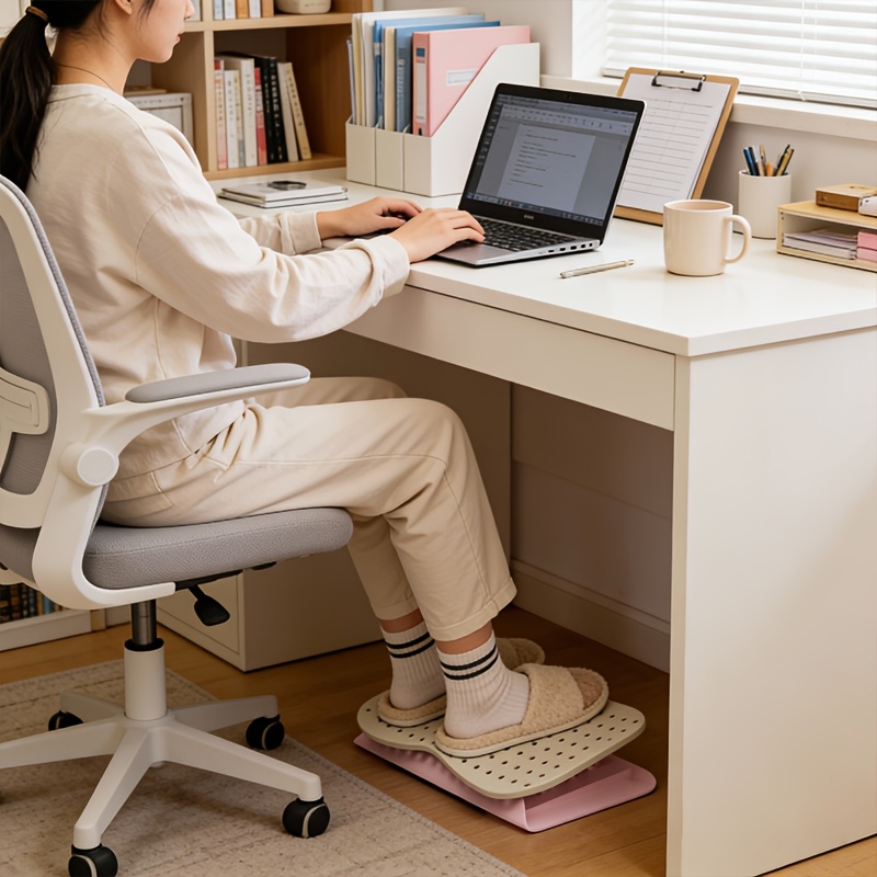 휴대용 발 받침대, 발 패드, 인체공학적 디자인으로 책 - Footrest Under Desk 리뷰 및 가격
