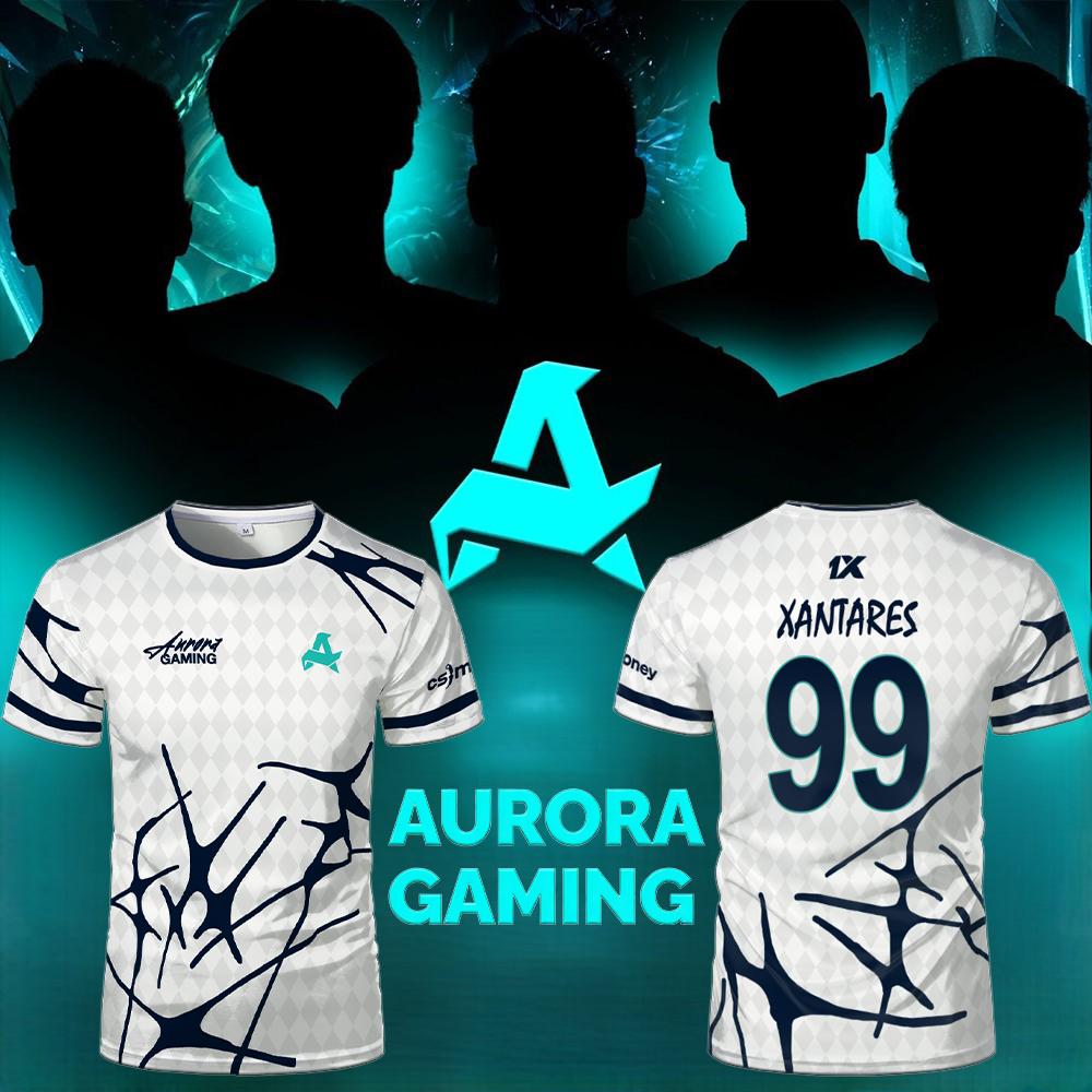 전자 스포츠 팀 오로라 게임 저지 티셔츠 XANTARE - Esports Gaming Gear 리뷰 및 가격